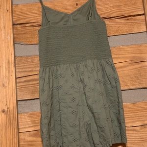 Women’s medium hunter green romper.